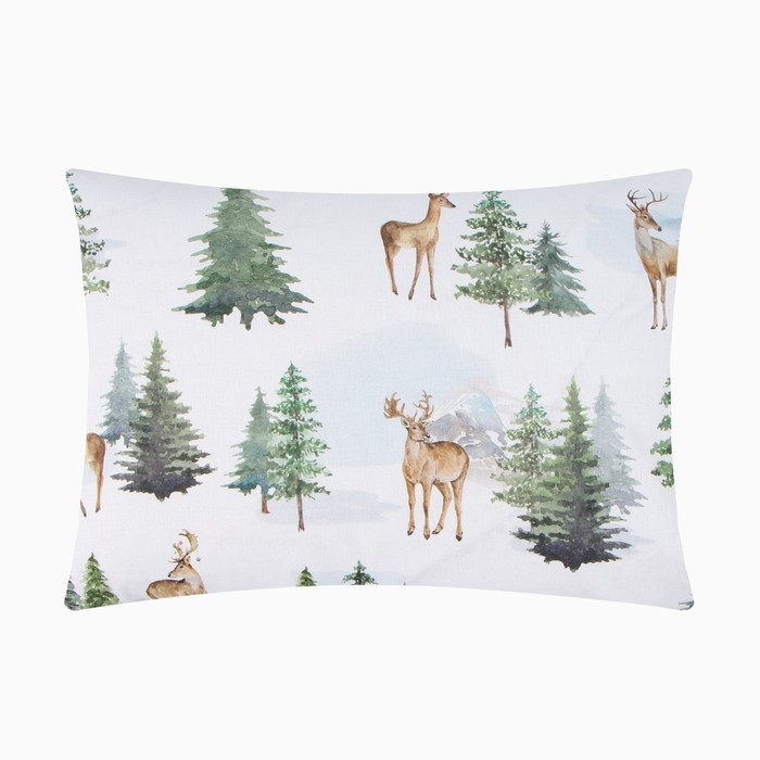 Комплект наволочек "Этель" Однажды в лесу, 50х70-2 шт, поплин, 100% хл