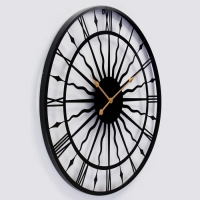 Часы настенные, серия: Лофт, "Солнце", плавный ход, d-80 см Часы настенные, серия: Лофт, "Солнце", плавный ход, d-80 см