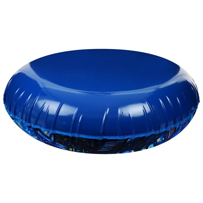 Тюбинг-ватрушка Winter Star &laquo;Звёздная ночь&raquo;, LED-подсветка, диаметр чехла 120 см