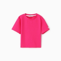 Футболка детская KAFTAN, р. 34 (122 - 128 см), розовый Футболка детская KAFTAN, р. 34 (122 - 128 см), розовый