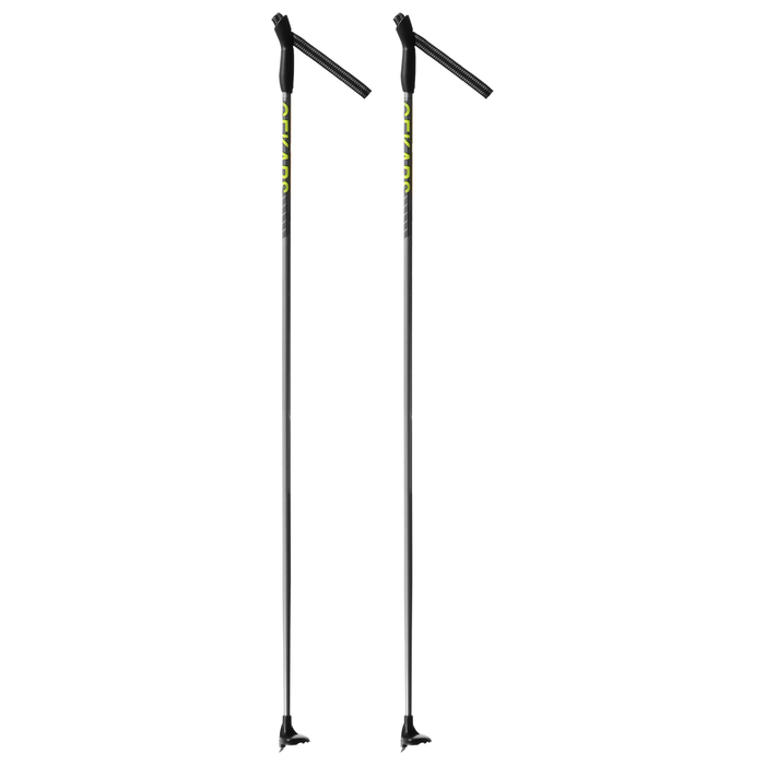 Палки лыжные алюминиевые Gekars Vega, длина 135 см, цвет МИКС