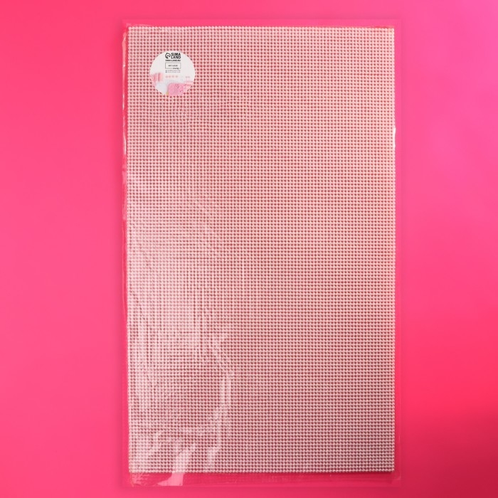 Жемчуг термоклеевой, 40 &times; 24 см, цвет белый