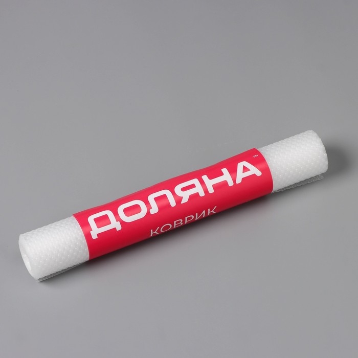 Коврик противоскользящий Доляна &laquo;Круги&raquo;, 30&times;150 см, прозрачный