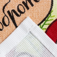 Набор кухонных полотенец Доляна &laquo;Все цветы &laquo;Для тебя&raquo;,&raquo; 35х60 см - 2шт, 100% хл