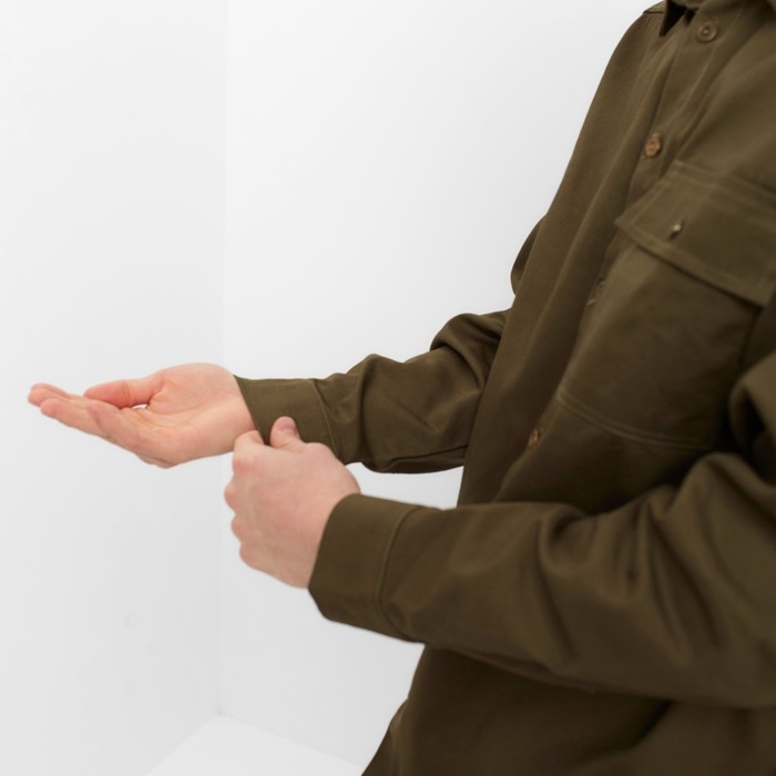 Рубашка мужская MIST oversize р.50, хаки Рубашка мужская MIST oversize р.50, хаки