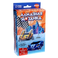 Алмазная мозаика с частичным заполнениемна фигурках «Тачки», для детей Алмазная мозаика с частичным заполнениемна фигурках «Тачки», для детей