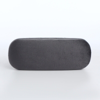 Футляр для очков на хлопушке, длина 16 см, цвет серый