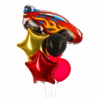 Набор шаров &laquo;Гонки&raquo;, фольга, латекс, 7 шт.