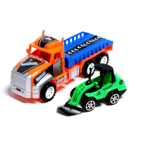 Грузовик инерционный &laquo;Перевозчик&raquo; с погрузчиком, цвета МИКС