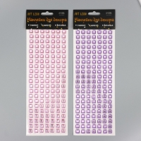 Наклейка пластик "Стразы цветные, квадрат" МИКС d-1,2 см 11х32 см Наклейка пластик "Стразы цветные, квадрат" МИКС d-1,2 см 11х32 см