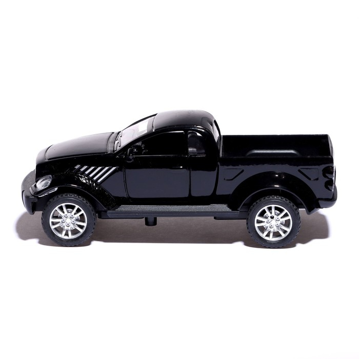 Машина металлическая &laquo;Раптор&raquo;, открываются двери, 1:32, инерция, цвет чёрный