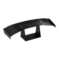 Мини спойлер для авто, 17&times;3.5 см, черный