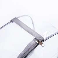 Сумка в роддом с косметичкой, набор 2 шт., цвет прозрачный/розовый Сумка в роддом с косметичкой, набор 2 шт., цвет прозрачный/розовый