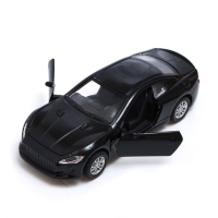 Машина металлическая &laquo;Купе&raquo;, инерция, свет и звук, 1:32, открываются двери, цвет чёрный