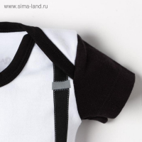 Боди Крошка Я "Подтяжки" рост 80-86 см Боди Крошка Я "Подтяжки" рост 80-86 см