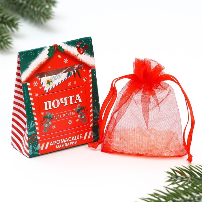 Аромасаше новогоднее &laquo;Новый год: Счастья в новом году&raquo;, аромат мандарин