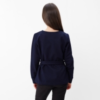 Школьный кардиган для девочки, цвет синий, рост 116 см