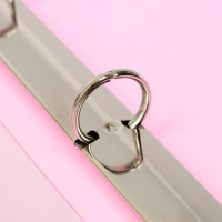 Папка на 4 кольцах А4, Calligrata, 25 мм, 700 мкм, внутренний и торцевой карман, розовая Папка на 4 кольцах А4, Calligrata, 25 мм, 700 мкм, внутренний и торцевой карман, розовая