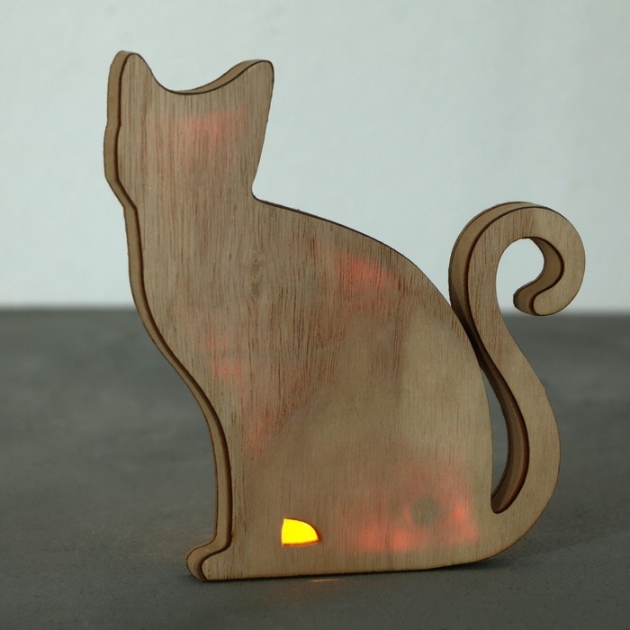 Светильник ночник «Котик», 17,2 х 18,9 см Светильник ночник «Котик», 17,2 х 18,9 см