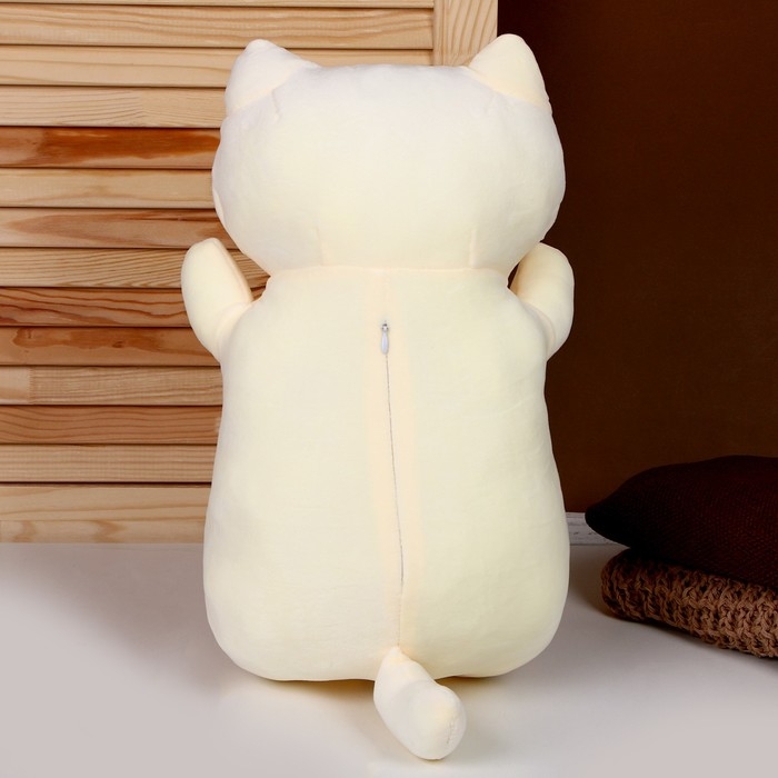 Мягкая игрушка «Кот», 45 см, цвет бежевый Мягкая игрушка «Кот», 45 см, цвет бежевый