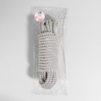 Шнур витой, d = 10 мм, 9 ± 1 м, цвет серебряный Шнур витой, d = 10 мм, 9 ± 1 м, цвет серебряный