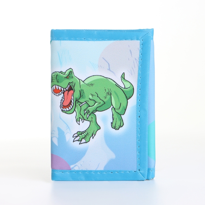 Кошелёк детский на липучке &laquo;Выбражулька&raquo;, цвет голубой