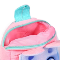 Рюкзак детский плюшевый для девочки «Заяц», с карманом, 22 х 17 см Рюкзак детский плюшевый для девочки «Заяц», с карманом, 22 х 17 см