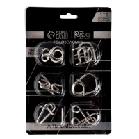 Набор металлических головоломок &laquo;Игры разума №1&raquo;,на блистере