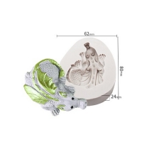 Форма силиконовая универсальная «Грозный дракон», 6 × 3,7 × 2,2 см Форма силиконовая универсальная «Грозный дракон», 6 × 3,7 × 2,2 см