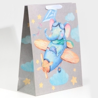 Пакет подарочный крафтовый вертикальный, упаковка, «Малышам», L 31 х 40 х 11,5 см Пакет подарочный крафтовый вертикальный, упаковка, «Малышам», L 31 х 40 х 11,5 см