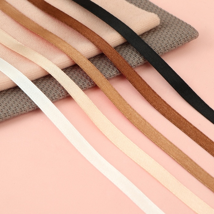 Набор атласных лент, 5 шт, размер 1 ленты: 6 мм × 23 ± 1 м, цвет коричневый спектр Набор атласных лент, 5 шт, размер 1 ленты: 6 мм × 23 ± 1 м, цвет коричневый спектр