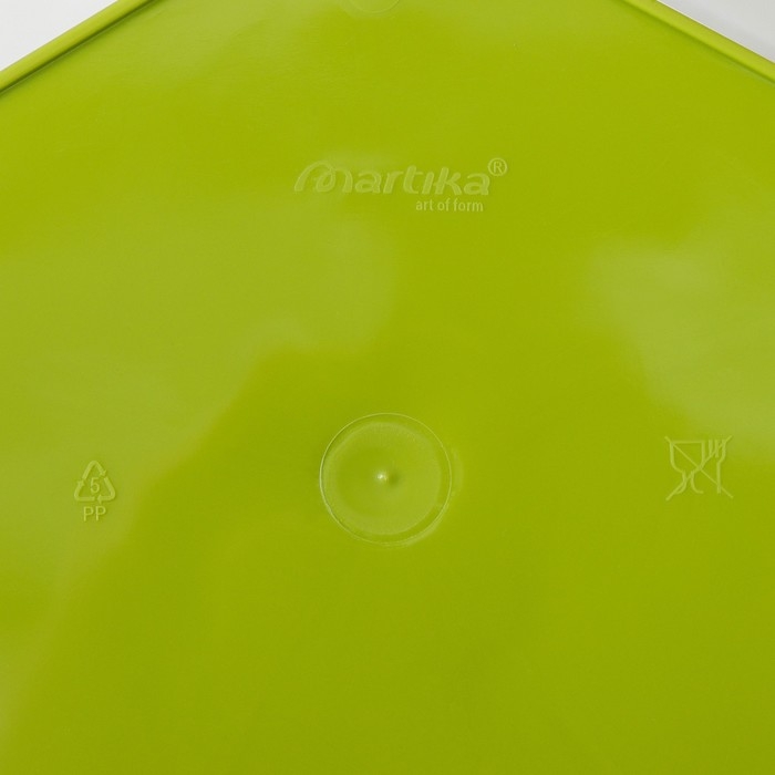 Кашпо для цветов со вставкой &laquo;Палермо&raquo;, 3,6 л, цвет оливковый