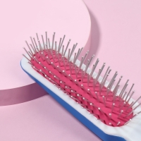 Расчёска массажная, 3,5 &times; 20 см, цвет МИКС