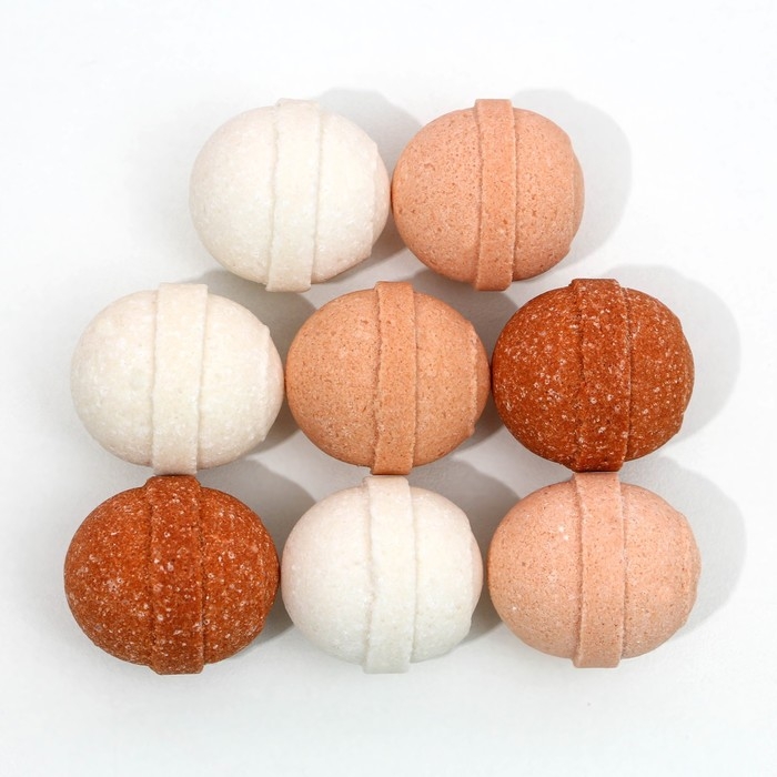 Подарочный набор косметики &laquo;С 8 марта&raquo;, бомбочки для ванны 8 х 20 г, ЧИСТОЕ СЧАСТЬЕ