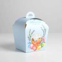 Коробка кондитерская складная, упаковка &laquo;Светлой Пасхи&raquo;, 17 х 17 х 26 см