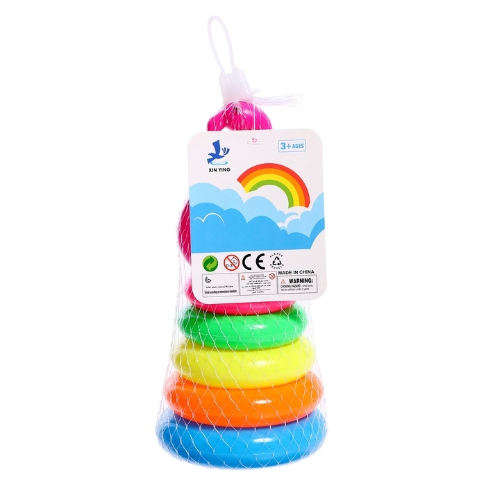 Пирамидка &laquo;Фламинго&raquo;, 5 колец