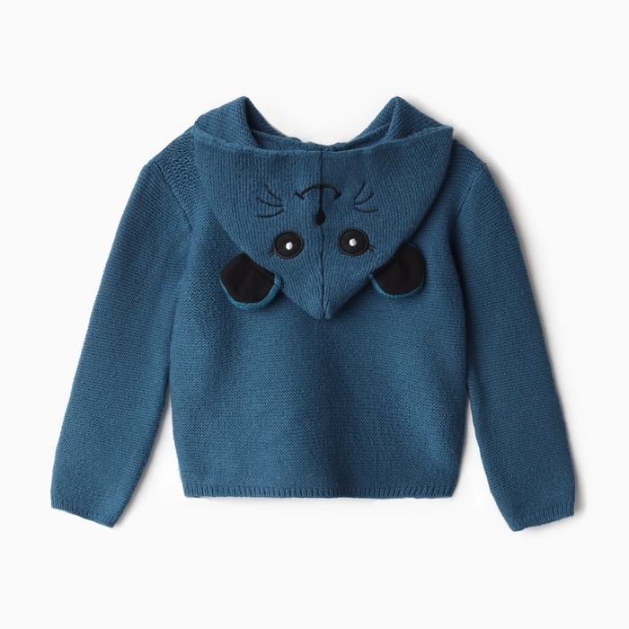 Джемпер детский, цвет тёмно-бирюзовый, рост 104 см