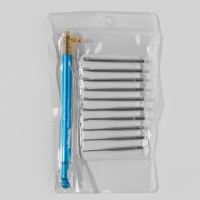 Крючок для вязания, со сменными головками, 10 шт, d = 0,5 - 2,75 мм, 11,5 см, цвет МИКС Крючок для вязания, со сменными головками, 10 шт, d = 0,5 - 2,75 мм, 11,5 см, цвет МИКС