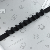 Пенал 1 секция, 130 х 210 х 40 мм, 2 откидные планки, тканевый, Calligrata TOP, Content "Маска"