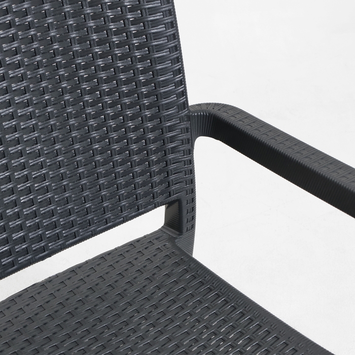 Кресло садовое Кресло садовое "Мацеста", 57,5 х 58 х 86,5 см, антрацит