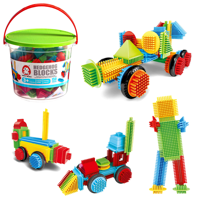 Конструктор игольчатый BRISTLES &laquo;Машина&raquo;, 150 деталей