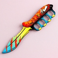 Деревянное оружие детское сувенирное &laquo;Нож-кастет&raquo;, молнии