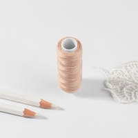 Нитки вощёные, круглые, 300D/3, 0,35 мм, 60 ± 2 м, цвет бежевый Нитки вощёные, круглые, 300D/3, 0,35 мм, 60 ± 2 м, цвет бежевый