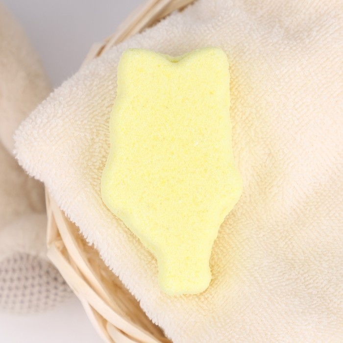 Бомбочка для ванны детская &laquo;Супер бурляшка&raquo;, 80 г, аромат дыни, ЧИСТОЕ СЧАСТЬЕ