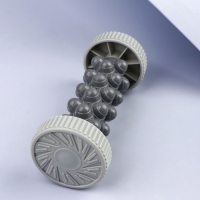 Массажёр для рук и ног, роликовый, 17,5 × 7 × 7 см, цвет серый Массажёр для рук и ног, роликовый, 17,5 × 7 × 7 см, цвет серый