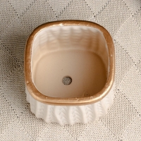 Горшок "Элегия" серый 12х9см, 0,6 л, d-9,5, Горшок "Элегия" серый 12х9см, 0,6 л, d-9,5,