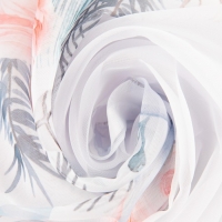 Тюль с подхватом и ламбрекеном "Christmas flowers" 250х200см, 100% п/э, вуаль Тюль с подхватом и ламбрекеном "Christmas flowers" 250х200см, 100% п/э, вуаль