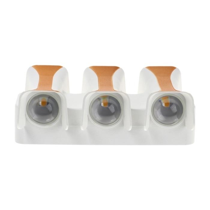 Светильник фасадный &laquo;Элегант&raquo;, FSD-042, 6 Вт, 3000К, 3 луча, IP65, 220 В, пластик, белый