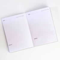 Подарочный набор: ежедневник А6 80 листов и термостакан 250 мл &laquo;Расцветай от любви&raquo;