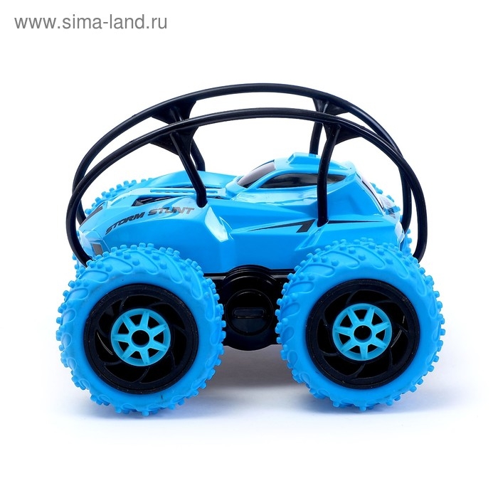 Машина-перевёртыш радиоуправляемая &laquo;Трюкач&raquo;, работает от аккумулятора, цвета МИКС